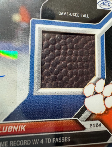 Auto-Relic Parallel 46/49* - Cade Klubnik - 2024 Bowman U Now® Card 57